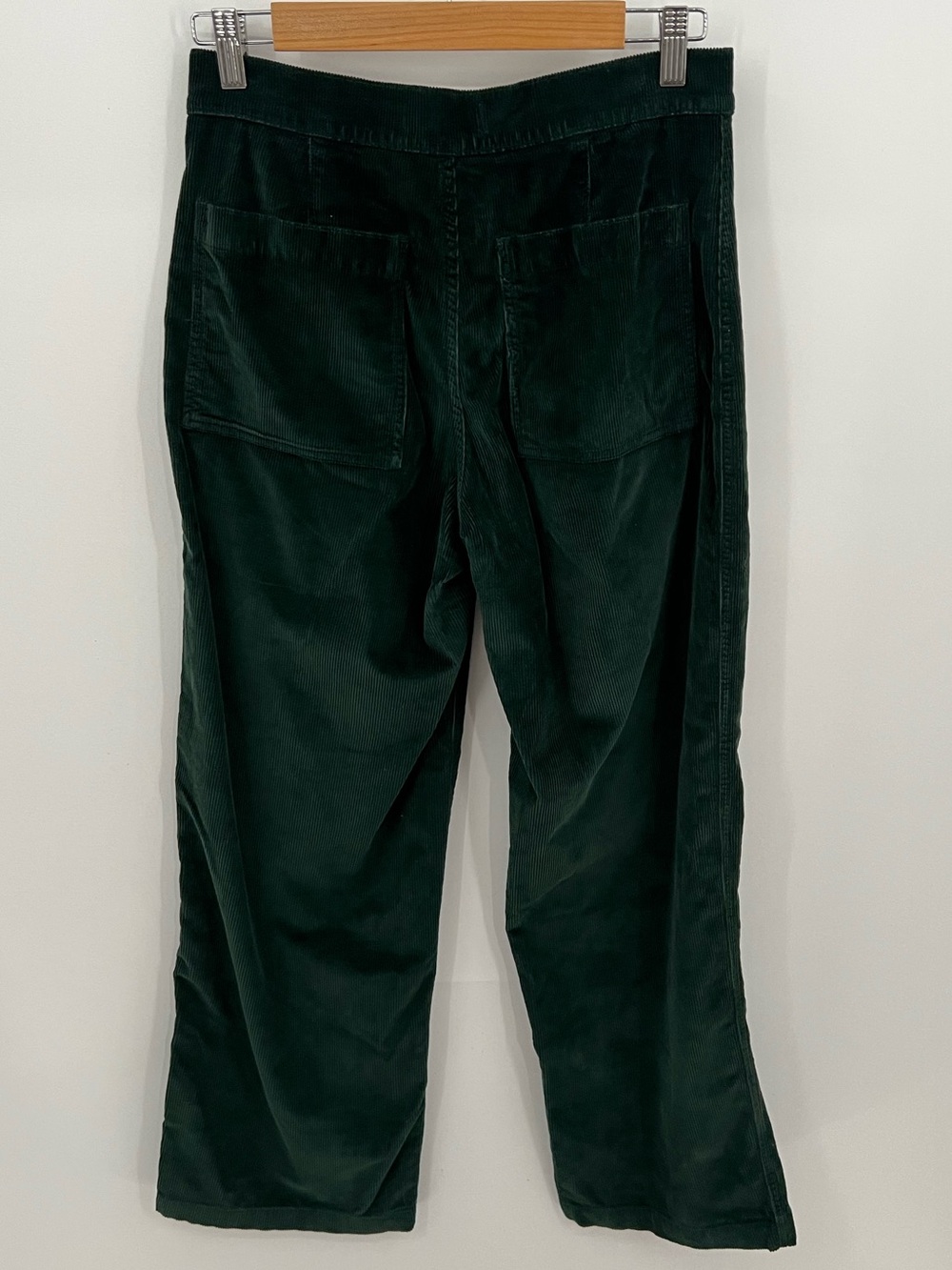 Madewell the Emmett Dark Green Corduroy Wide Leg Pants - Picture 3 of 14